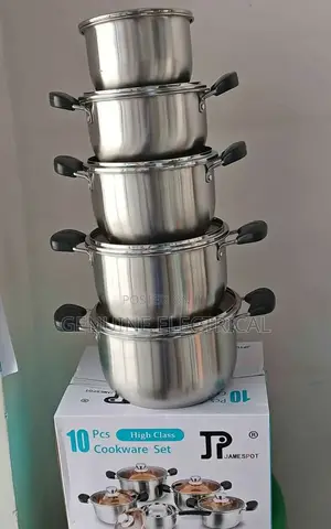 Good Quality 10 Pieces Jp Stainless Cookware