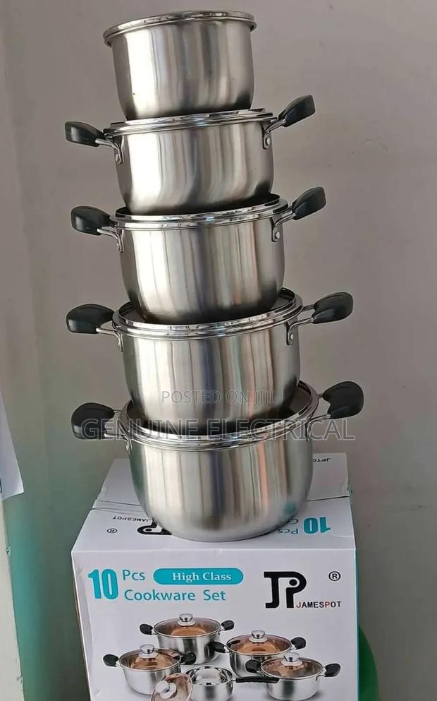 Good Quality 10 Pieces Jp Stainless Cookware