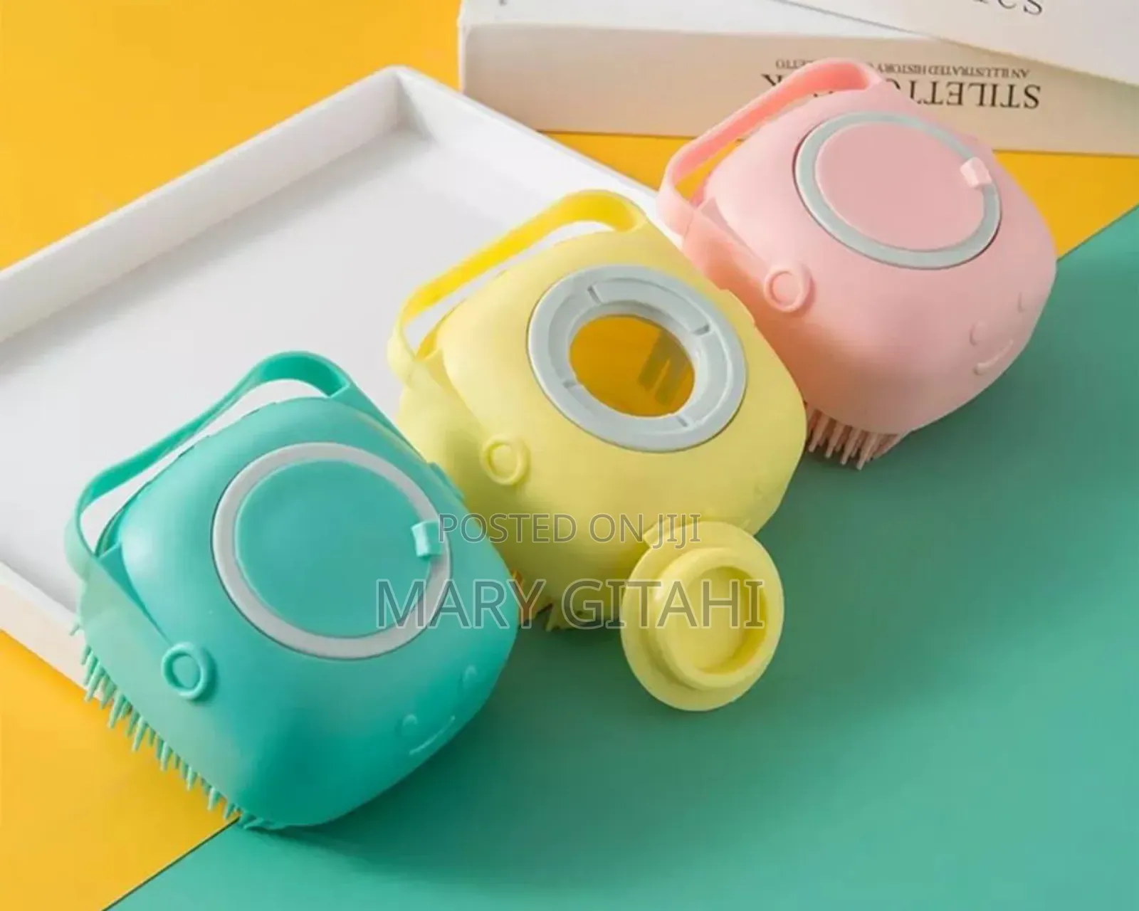 *Multipurpose Reusable Silicone Body Scrubbers Brush