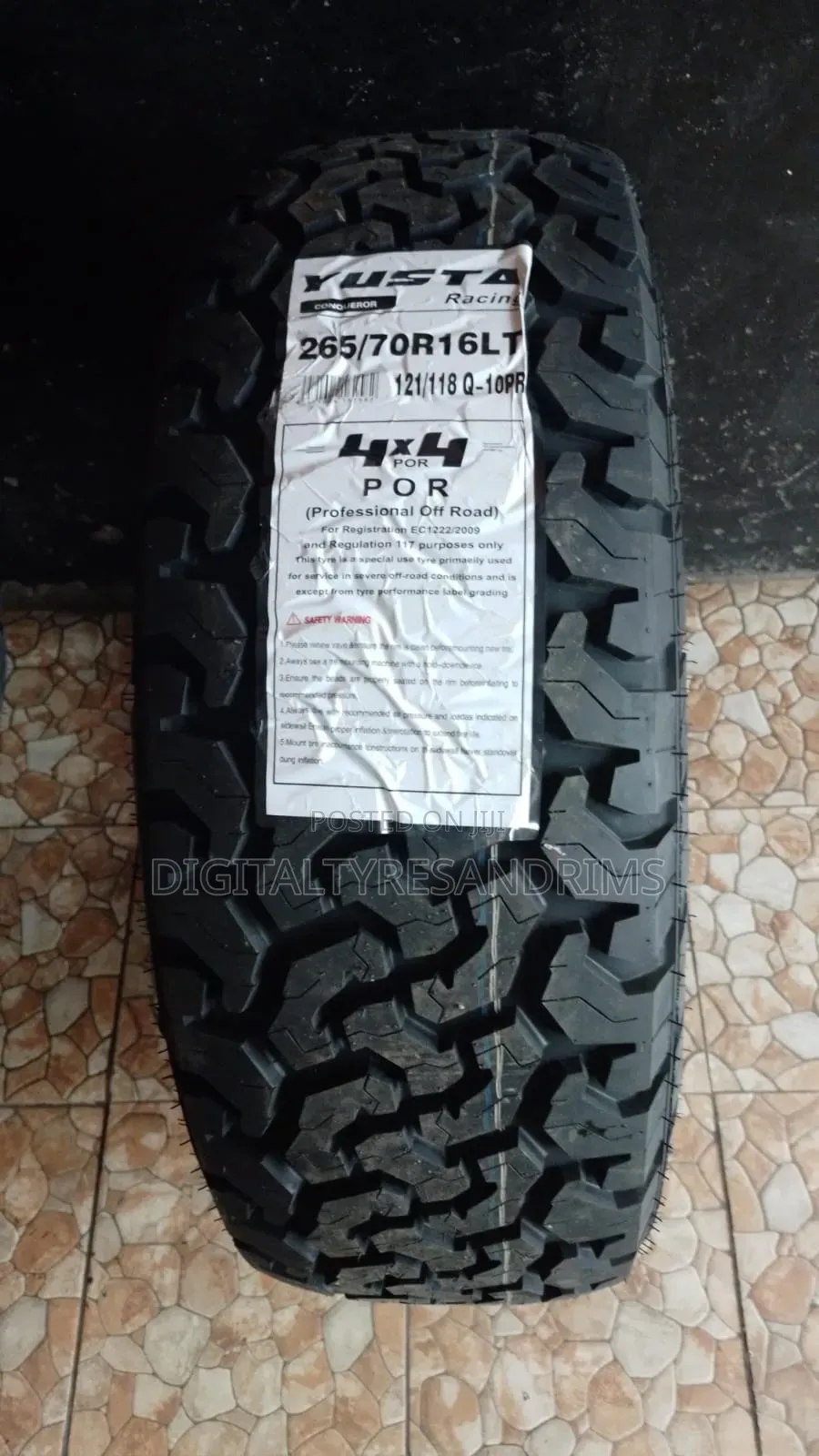 265/70r16 Yusta Tyres Brand New