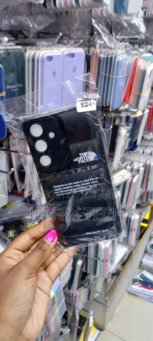 North Face Puffer Silicone Case for S24+ Scratch Resistance