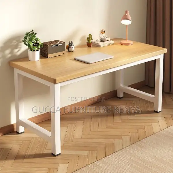 Clerical Desking:Casual Rectangular Steel Frame Home Desk
