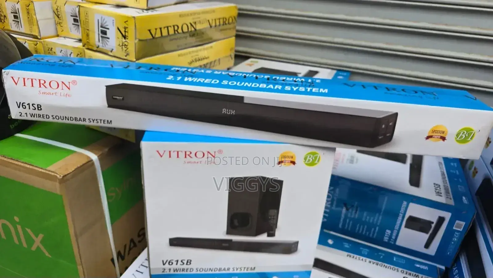 Vitron Sound Bar V61sb 1200w 2.1ch Wired System Super Bass