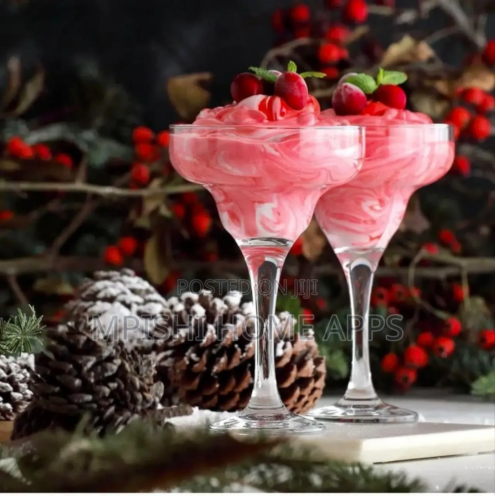6pcs Capri Margarita Glasses