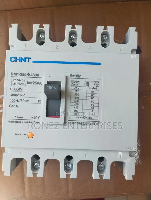 McCb 250 Amps 4 Pole Chint