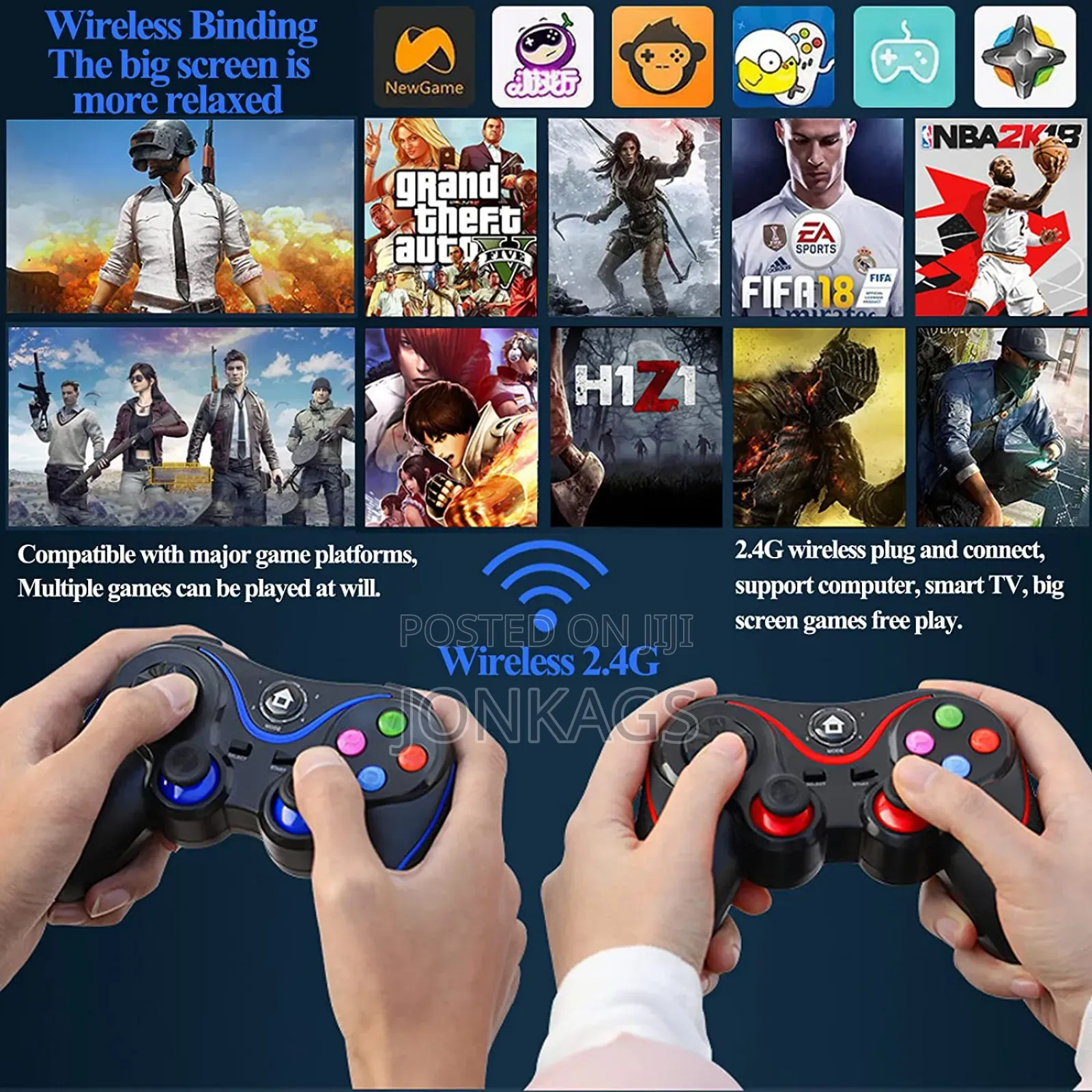 Wireless Game Pad Android/Ios/Pc/for PS3/TV BOX/Smart TV