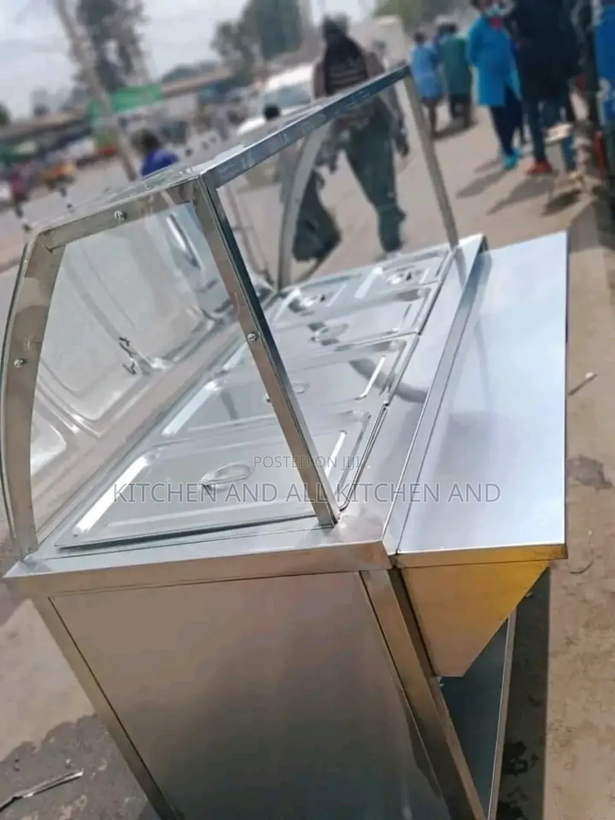 Super Bain Marie With a Curved Glass