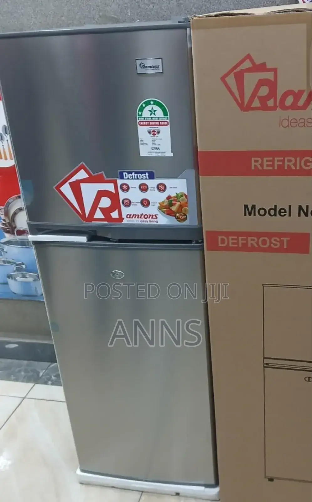 138L 2 Door Ramtons Home Refrigerator