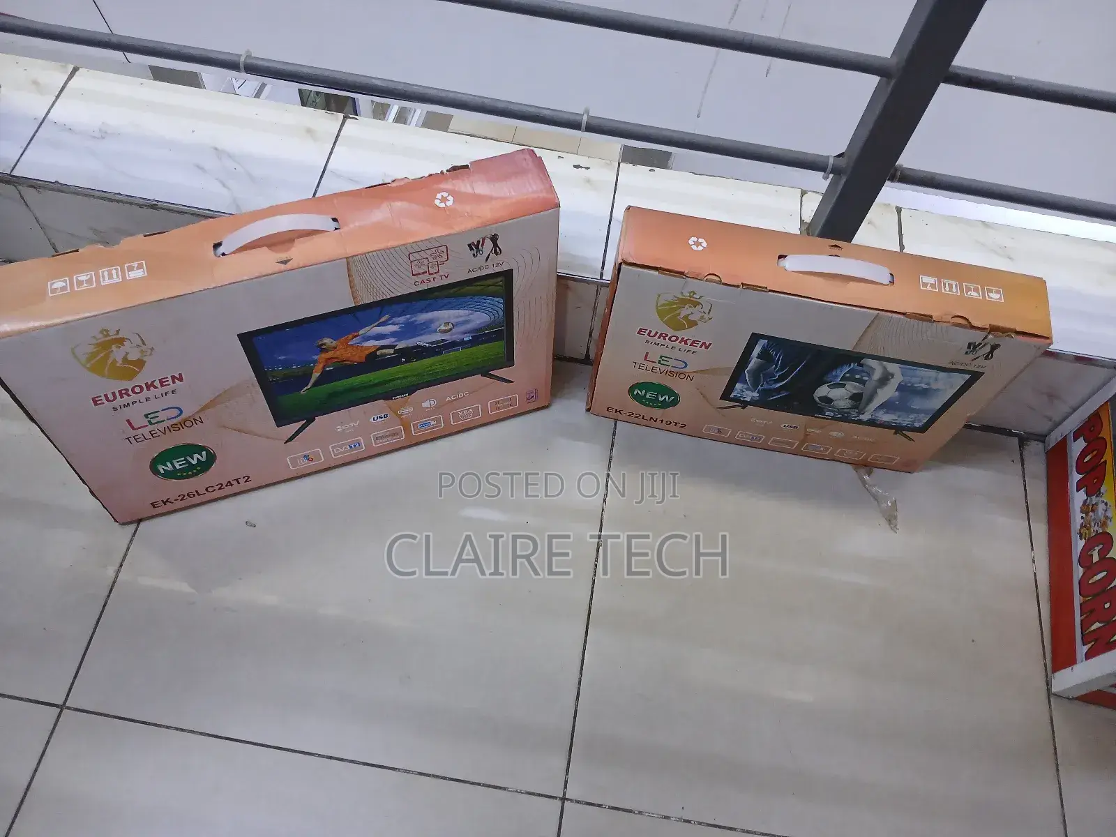 Euroken 26'' Inch Ac/Dc LED Digital TV With Inbuilt