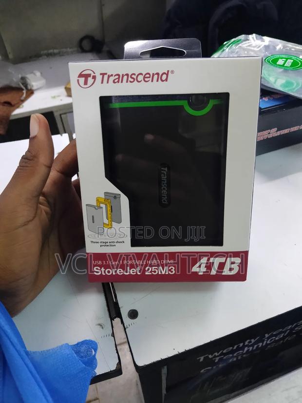 Transcend 4tb Usb 3.1 Gen 1 External Harddrive - main view