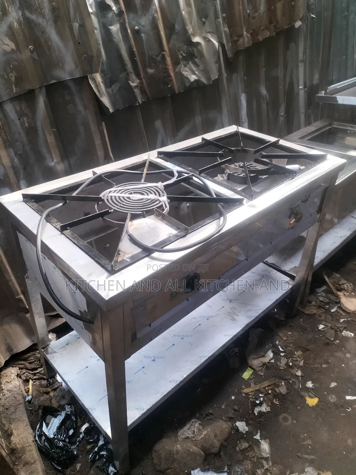 Super Two Burner Gas Cooker Ss