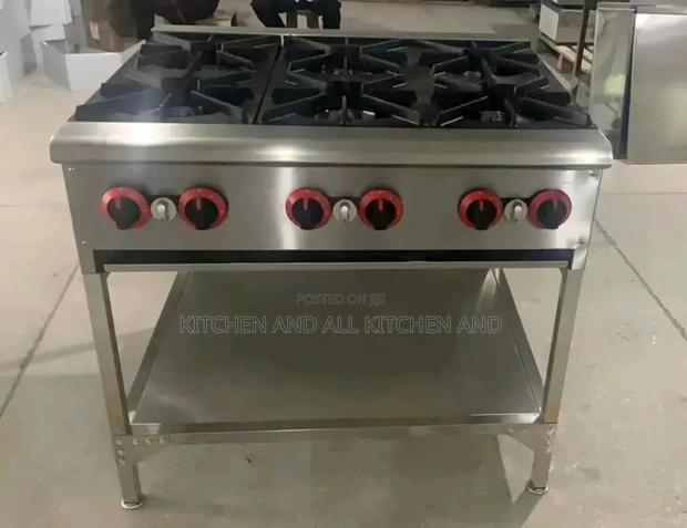 Ss Quality Six Burner Pressure Gas Cooker - main view