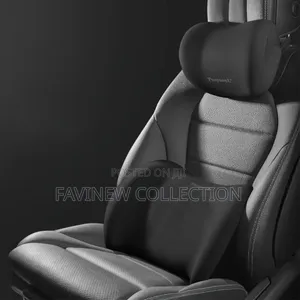 2 Piece Memory Foam Car Headrest Lumbar Support