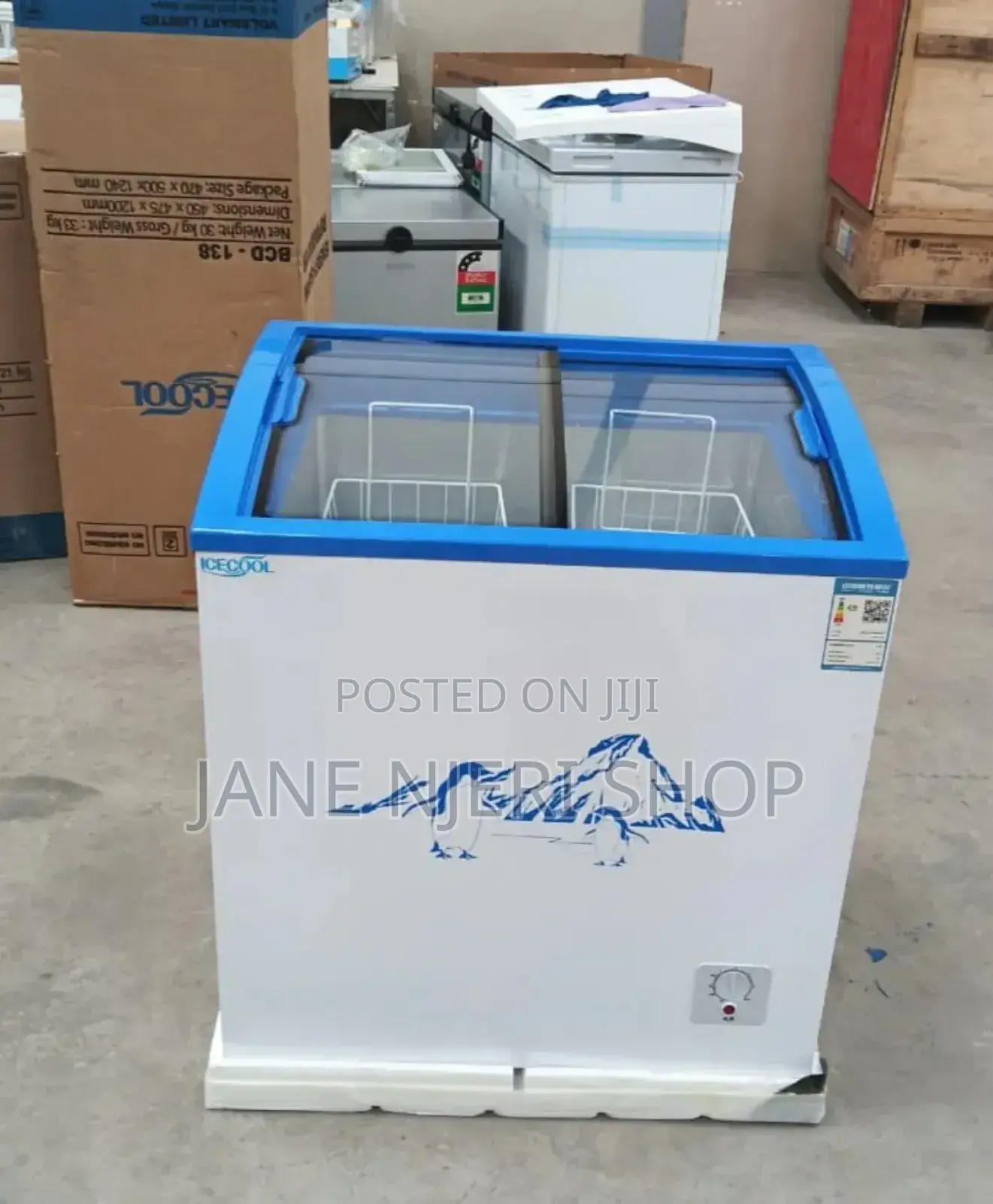 Ice Cool 150 Liters Display Freezer