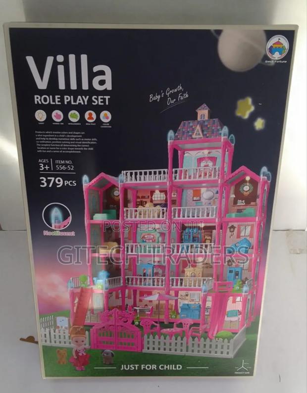 Dream Doll House Luxury Villa 379 Pieces 
DIY to Assemble