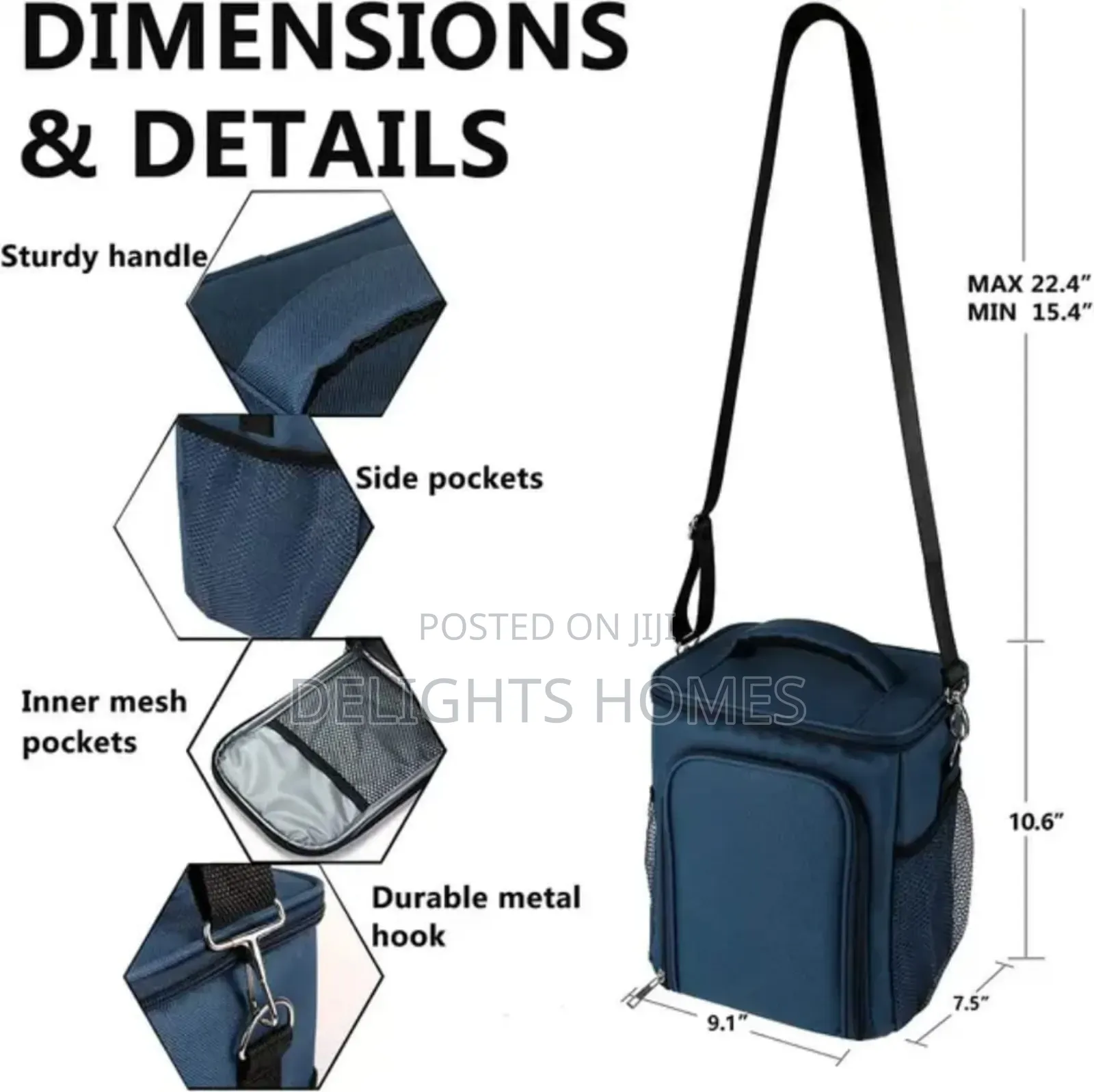 Insulated Thermal Lunch Bags -Elg