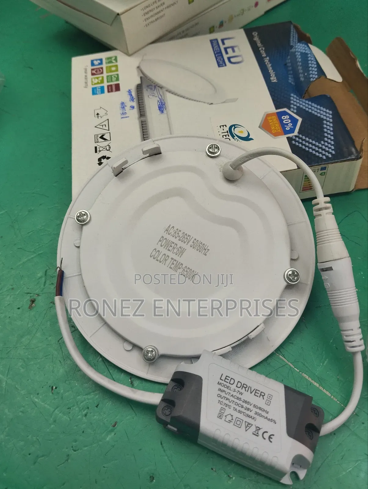Panel Light 6 WLTS Recessed