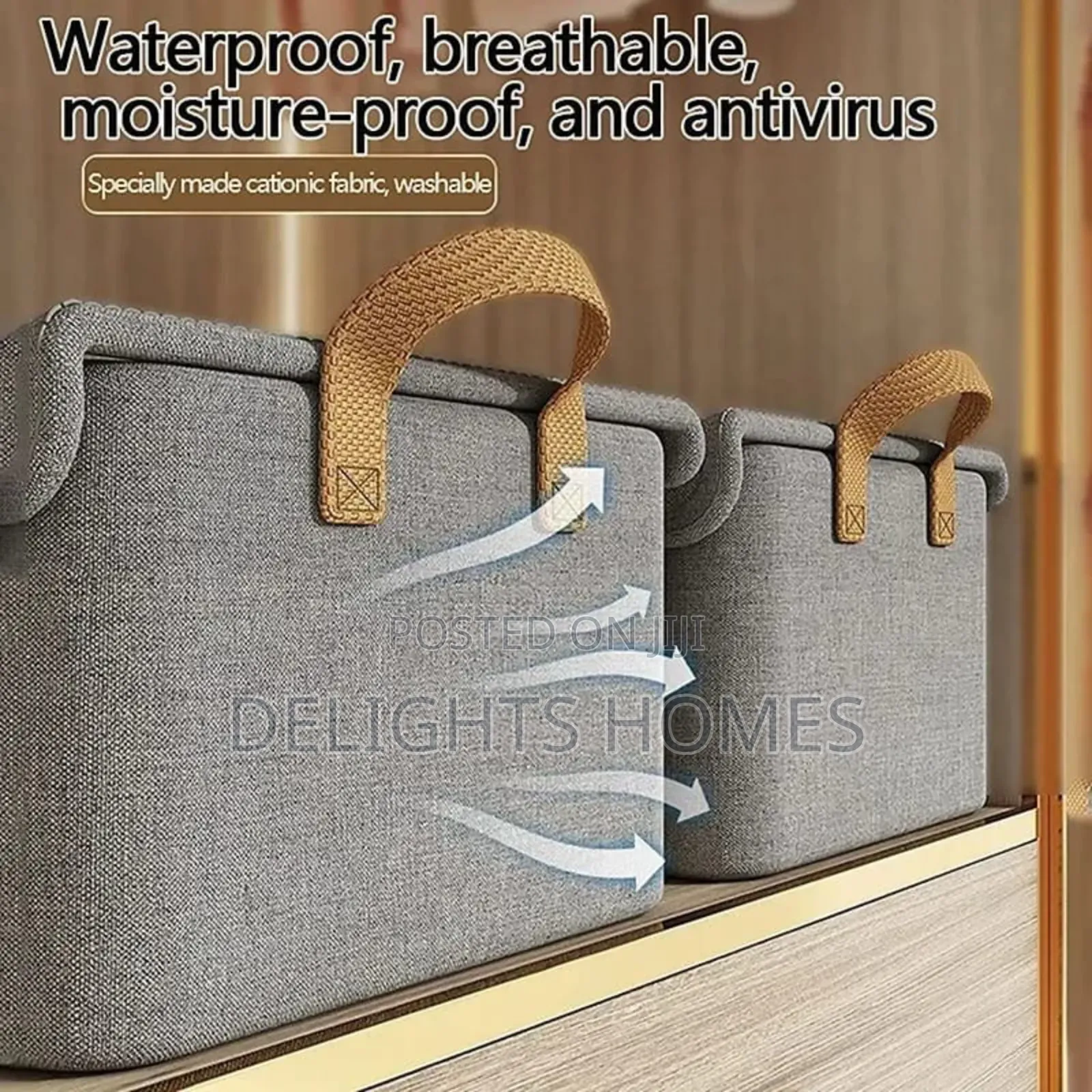 Foldable Storage Box With Steel Frame -Elg