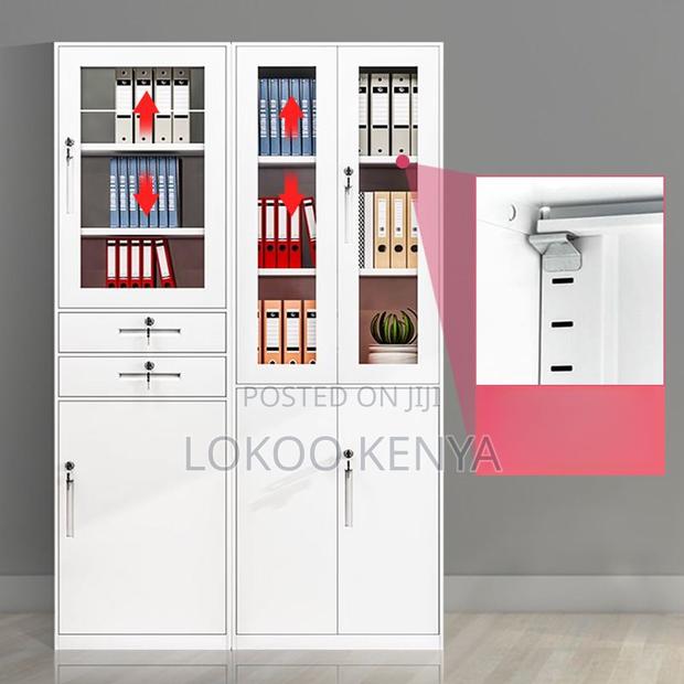 Office Cabinet: 
Chalk Modern Steel Office Storage Unit - thumbnail 5