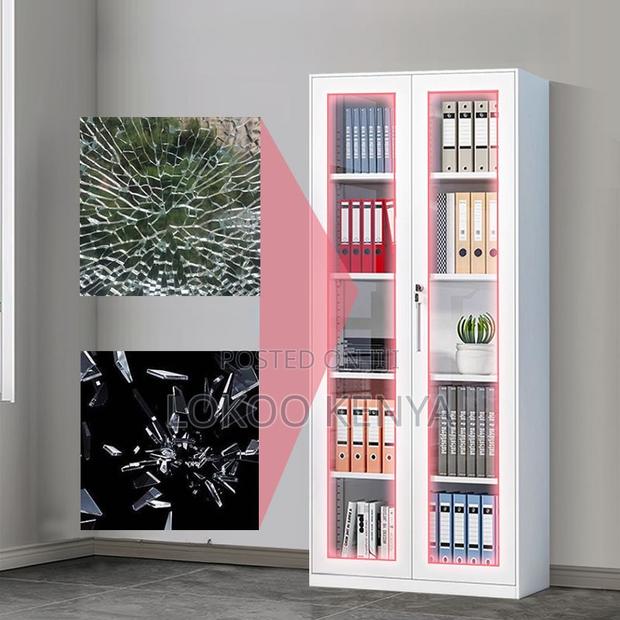 Office Cabinet: 
Chalk Modern Steel Office Storage Unit - thumbnail 6