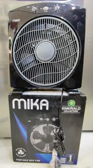 *Mika Portable Box Fan 12"