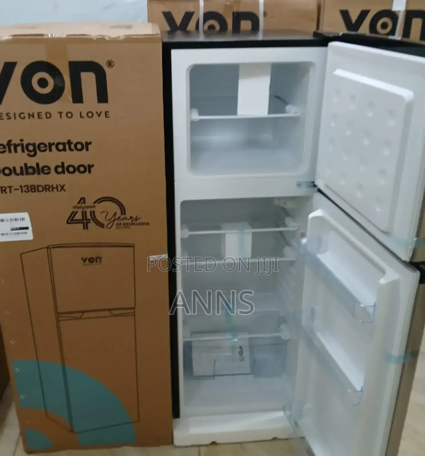 138 Litres Von 2 Door Best Unique Saver Fridge