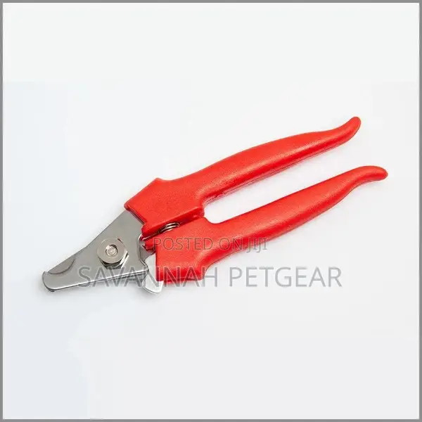 Quality Steel Nail Clippers for Pets With Plastic Handles