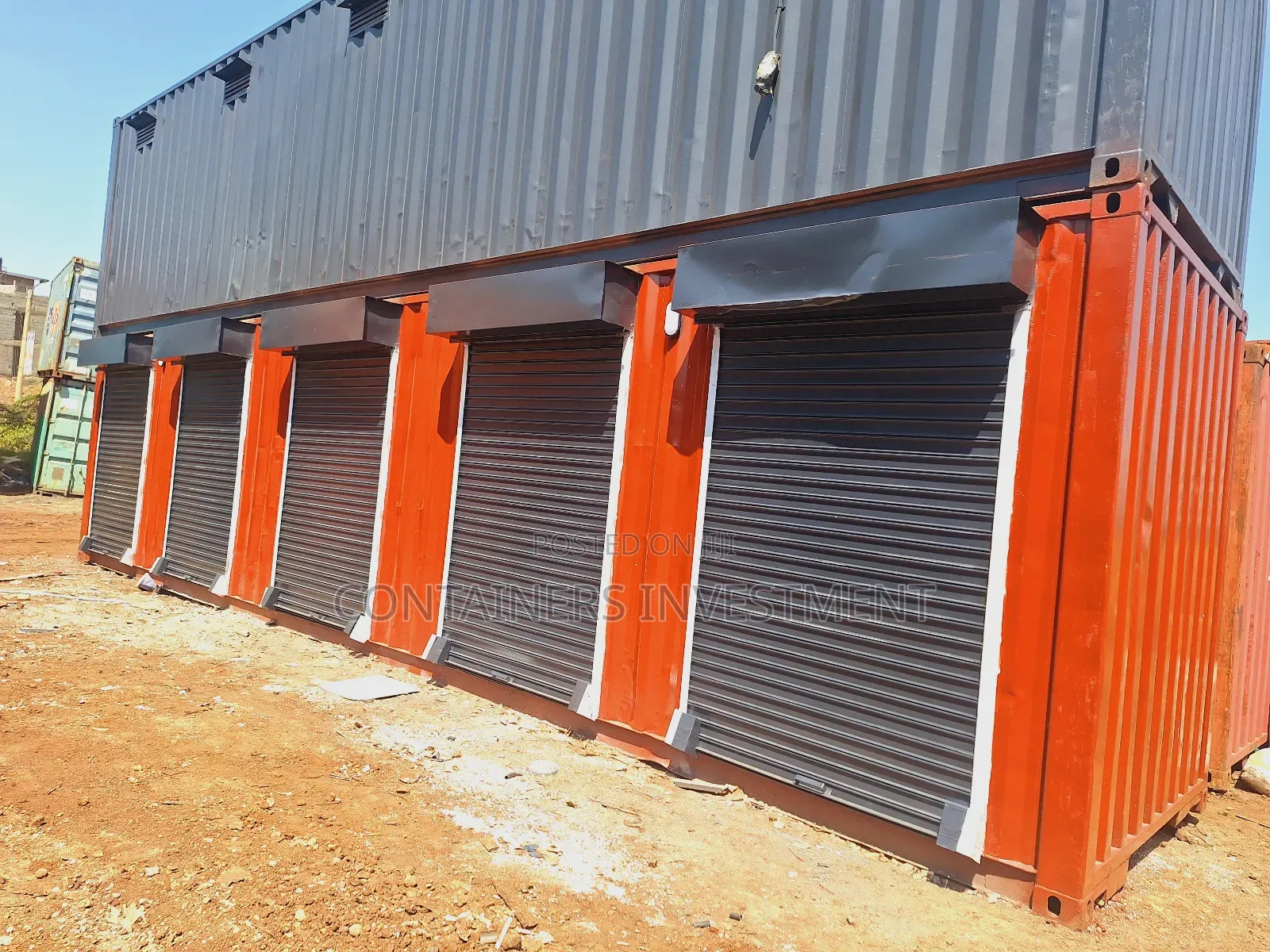 40ft Container Stalls- Available for Pick.