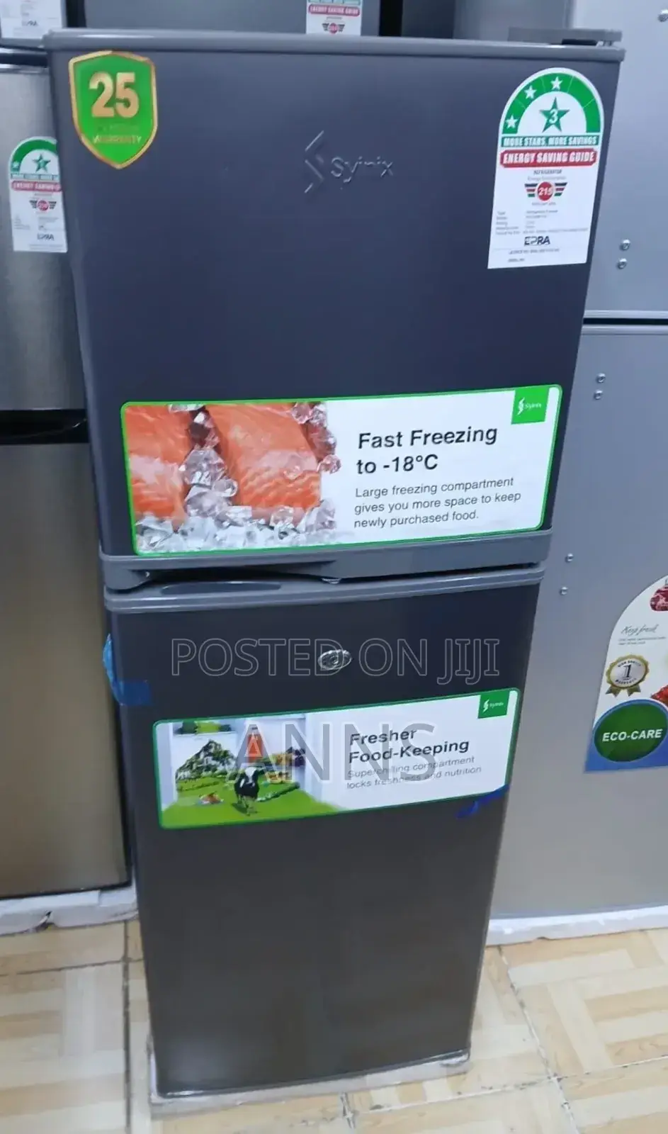 138litres Syinix Grey Fridge for Home