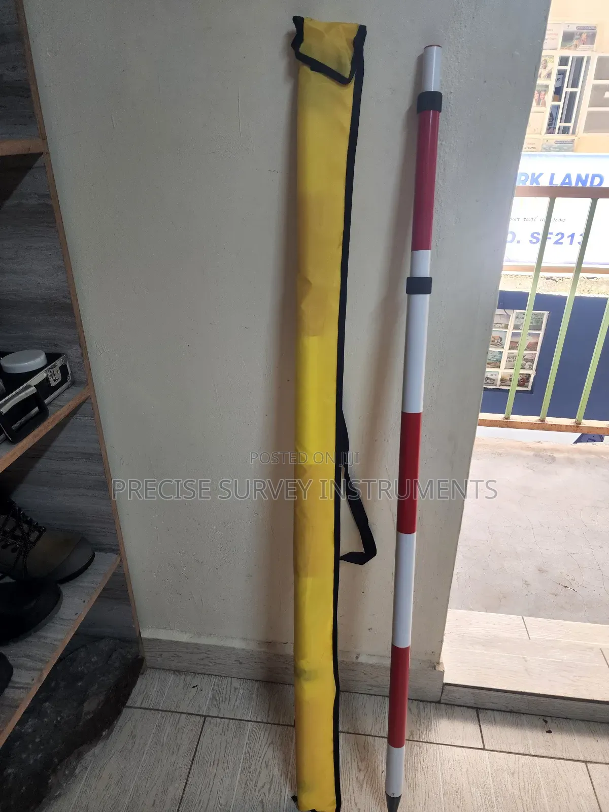 Red and White Ranging Rods