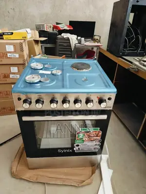 Syinix 60×60 Freestanding Cooker 3+1 With Sensor