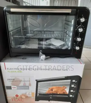 Tlac 100l Electric Oven Conventional 2800w 4 Stage Switch