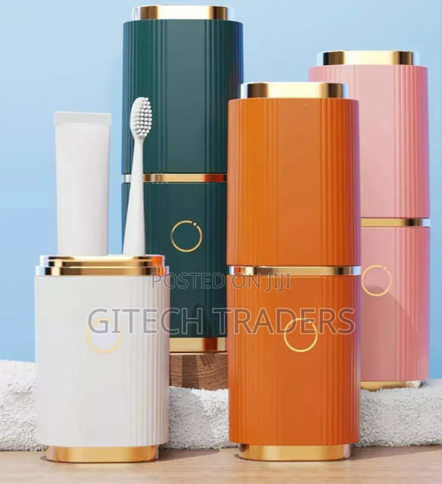 *Nordic Portable Toothbrush Storage Box Big Capacity