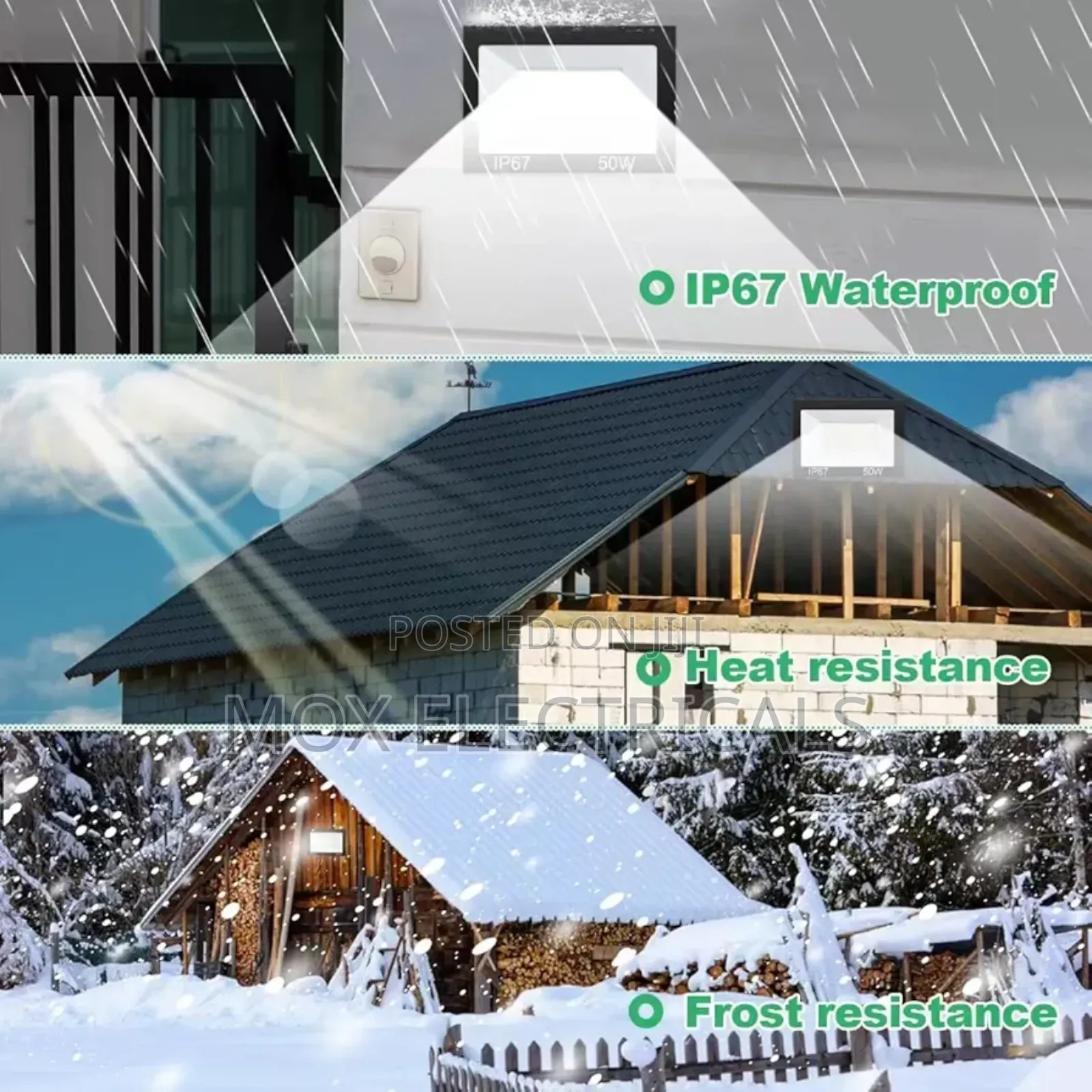 50w AC Motion Sensor Floodlight