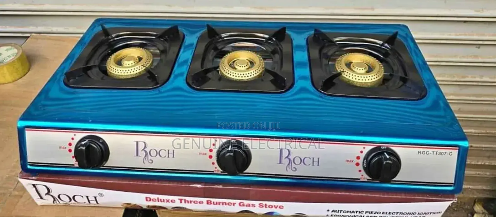 Brand New Roch 3 Burner Stainless Cooker