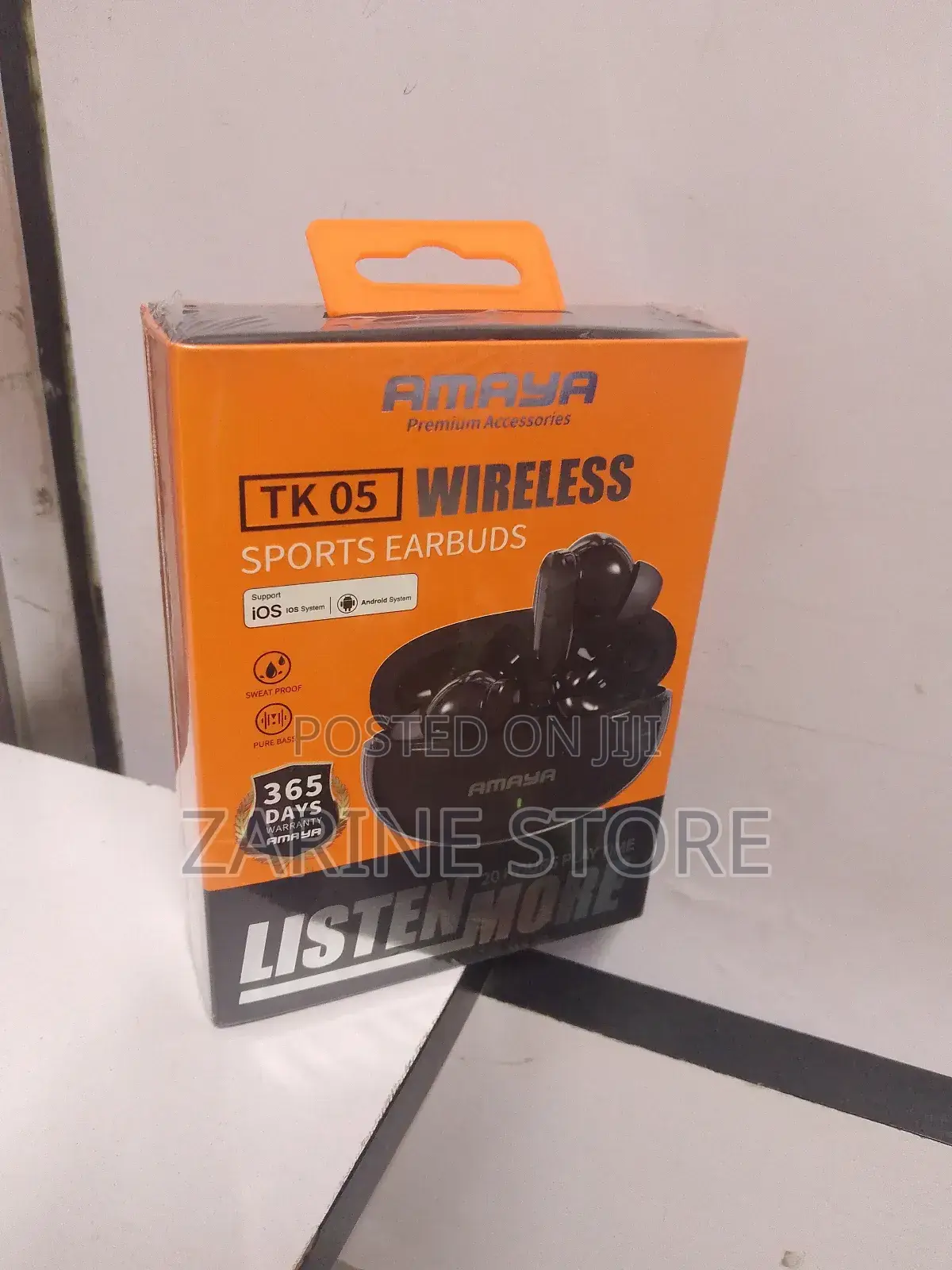 Wireless Amaya Earpod With Earbud Transmission Range 10M