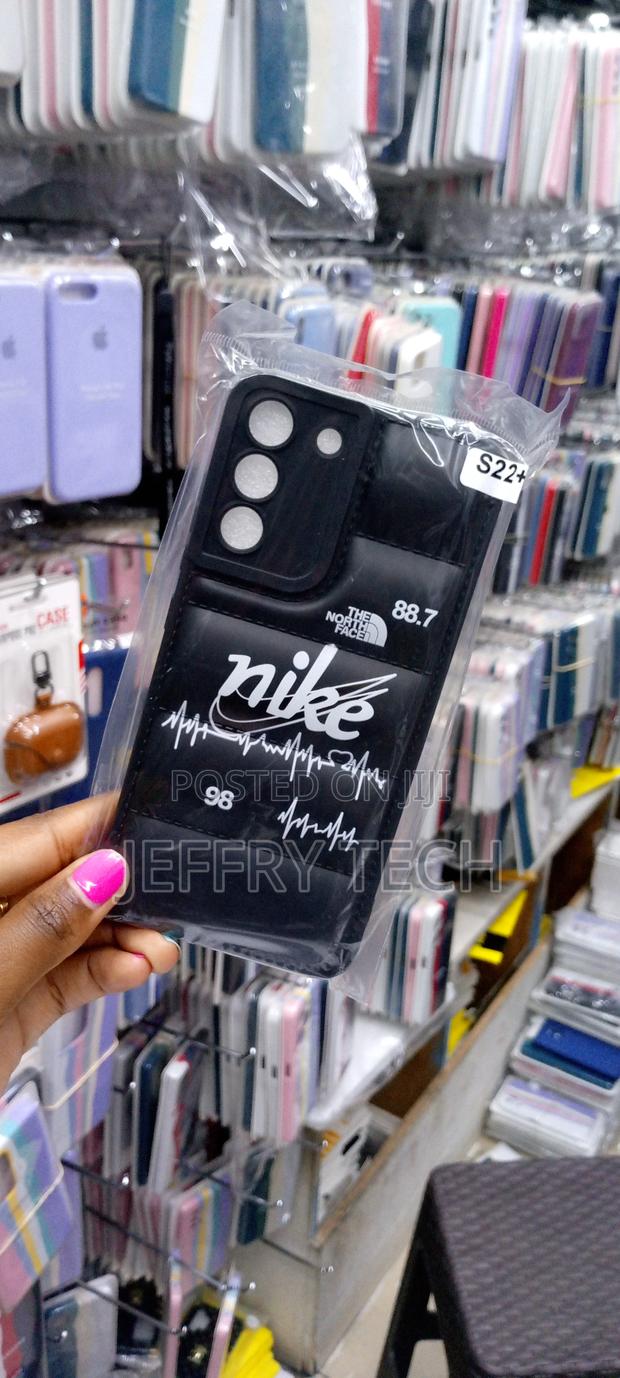 Nike Luxury Matte Puffer Case (Samsung Galaxy S22+ BLACK - thumbnail 2