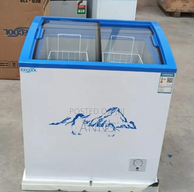 150litres Icecool Display White Freezer - main view