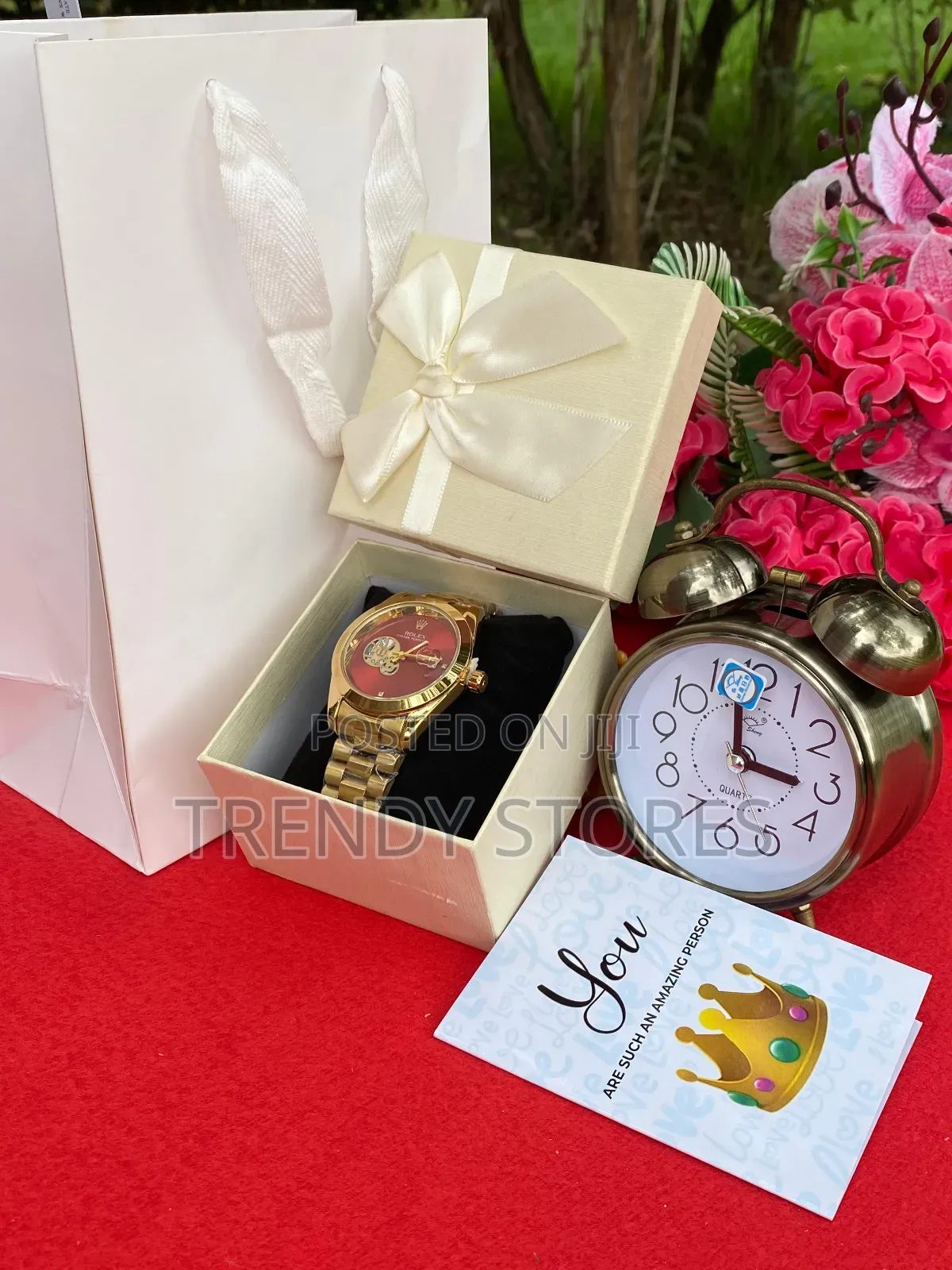 Valentine's Men's Gold Watch Package