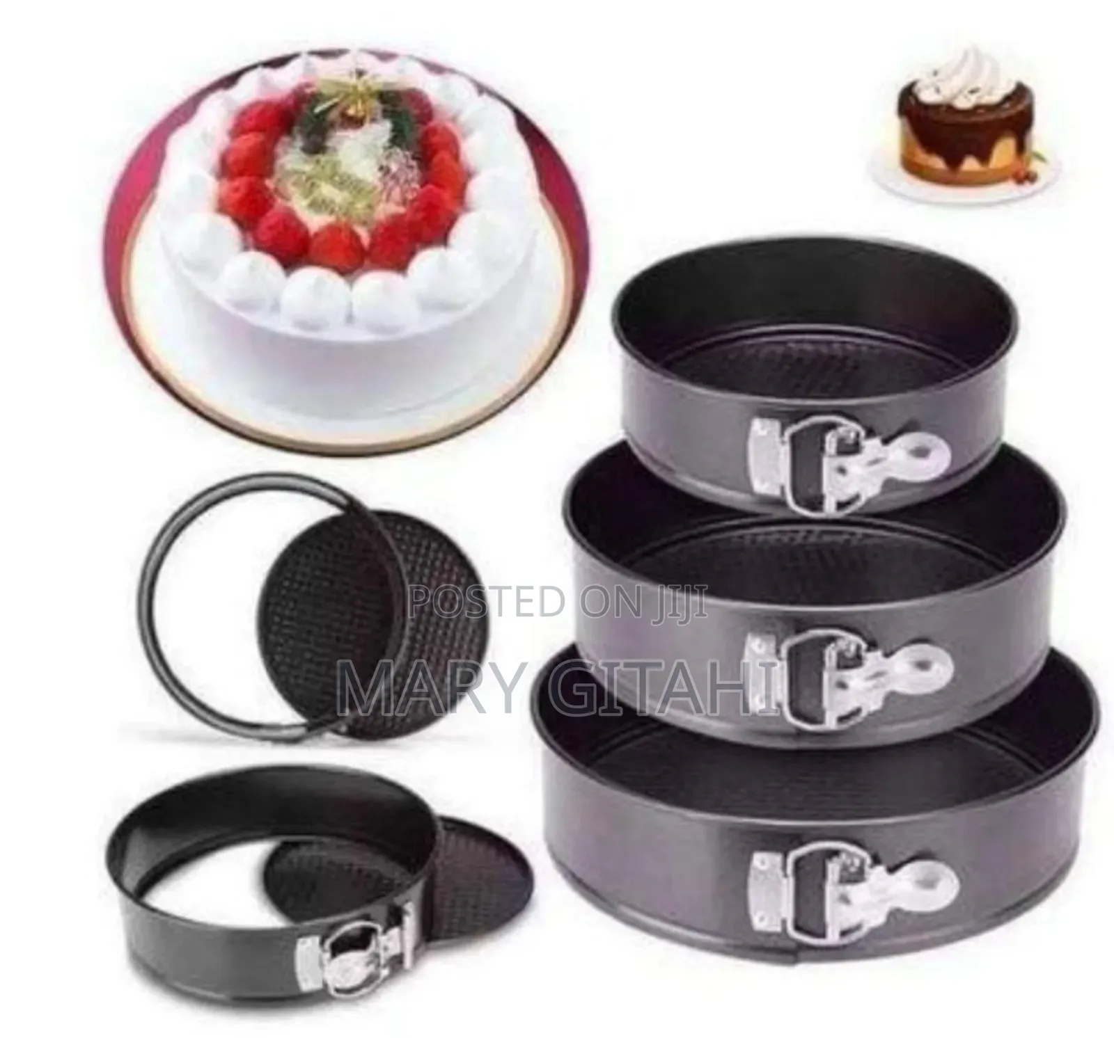 3pc Cake Mould Set at 