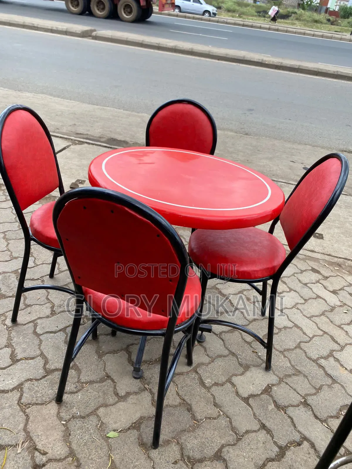 Red Affordable and Comfortable Restaurants and Bar Chairs