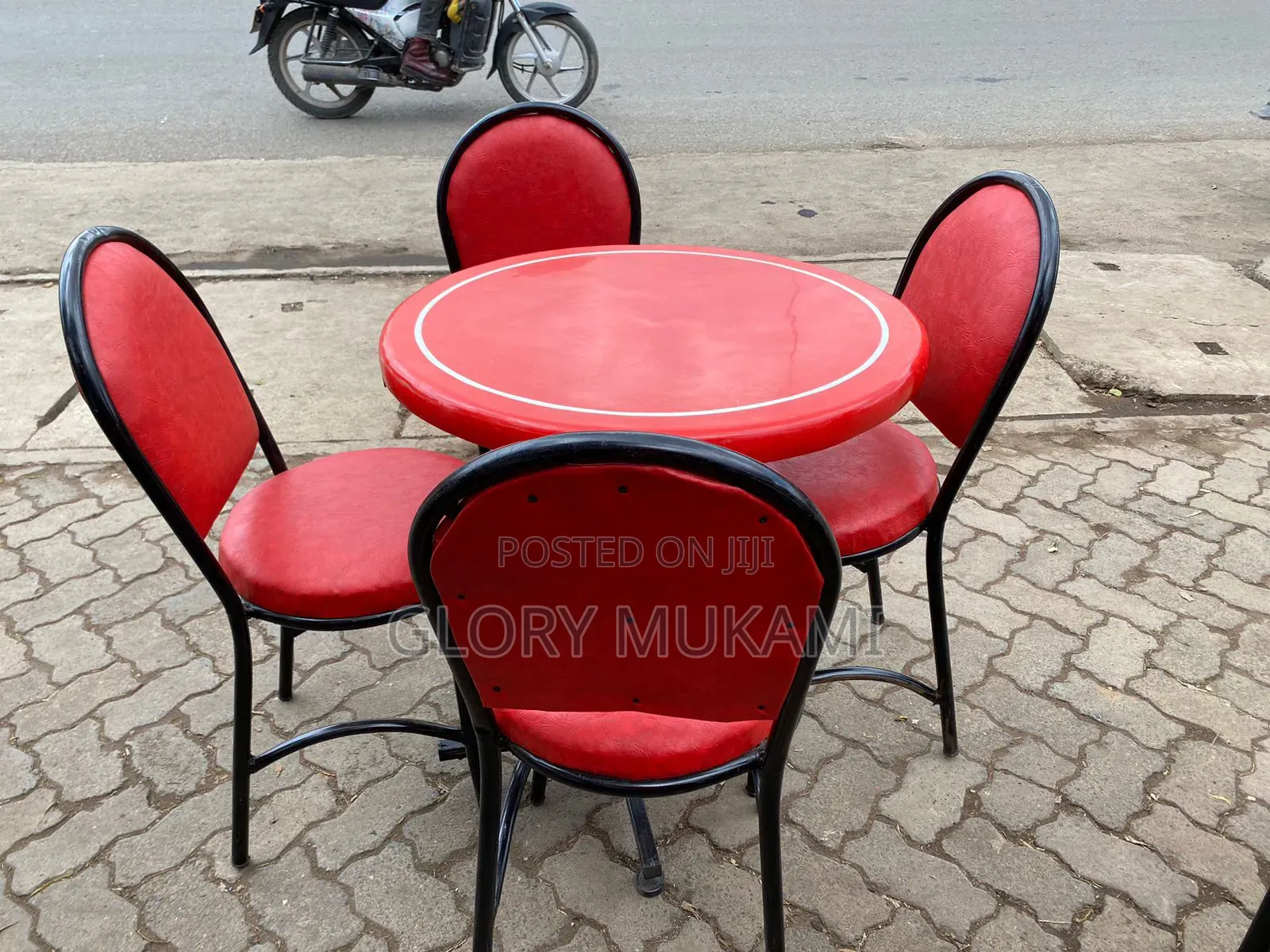 Red Affordable and Comfortable Restaurants and Bar Chairs
