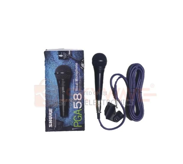 Shure PGA58 Microphone With Mic Cable And Holder