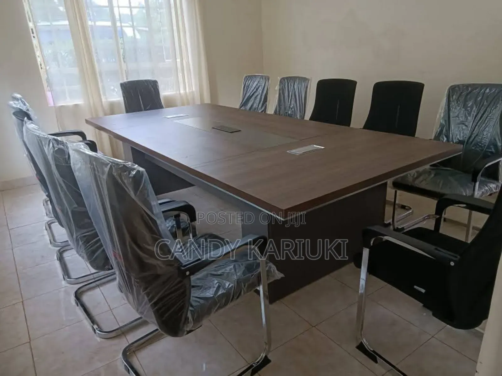 Brown 3m Boardroom Table
