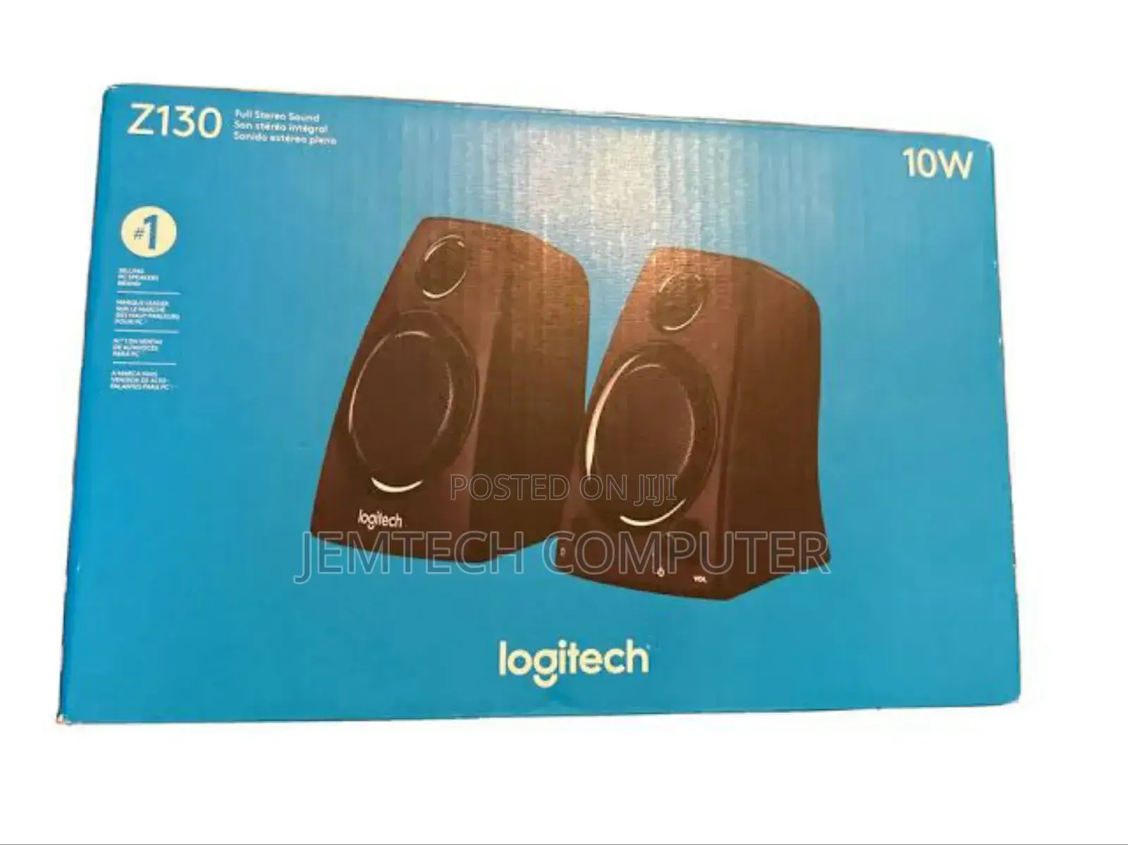 Logitech Z130 Compact 2.0 Stereo Speakers, 3.5mm Jack