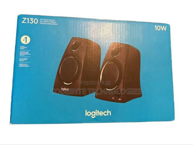 Logitech Z130 Compact 2.0 Stereo Speakers, 3.5mm Jack