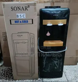 Black Sonar Hot and Normal Free Standing Water Dispenser