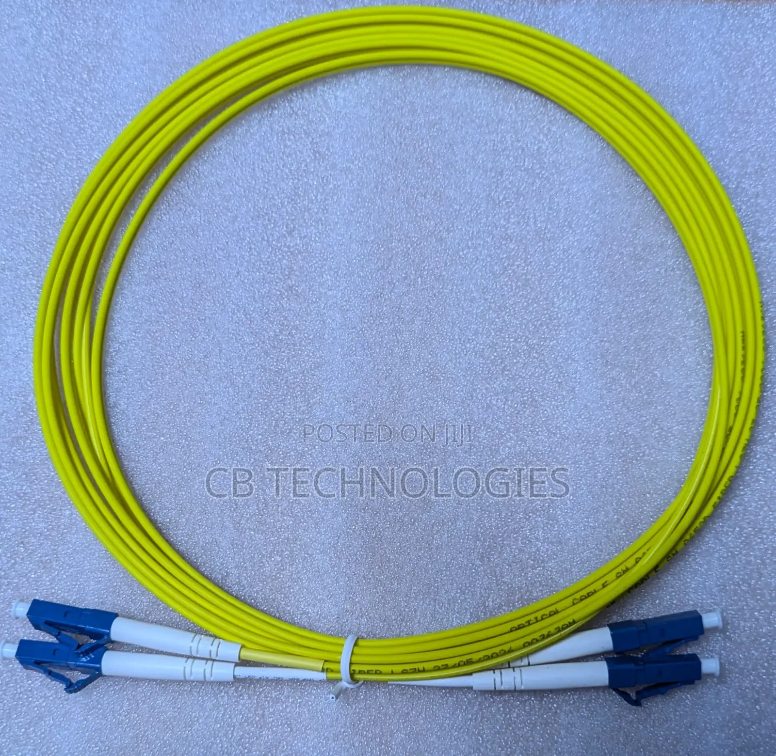 LC to LC Fiber Patch Cable Single Mode Duplex 1M