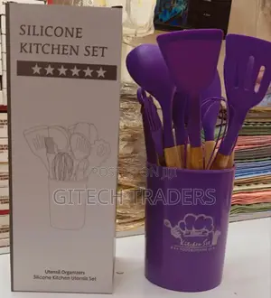 * Silicone 12 PCS Kitchen Spoon Set