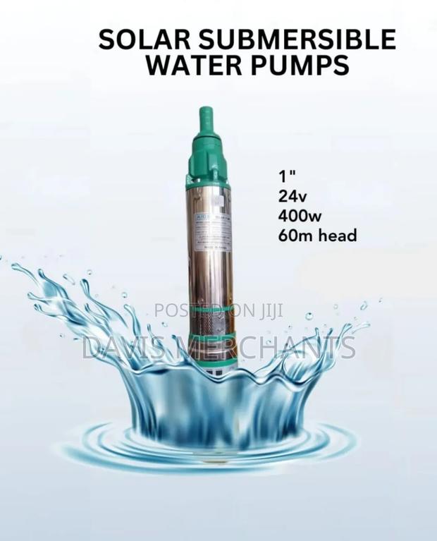 60m Head Solar Submersible Water Pump